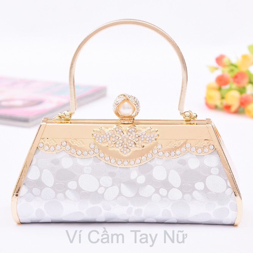 Ví cầm tay nữ - clutch đi tiệc + cam kết sản phẩm đúng mô tả