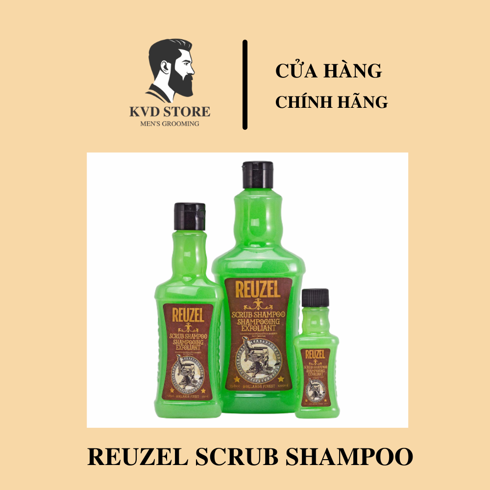 Dầu gội tẩy tế bào chết reuzel scrub shampoo