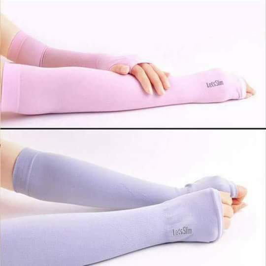 Ống tay, Găng Tay Xỏ Ngón Chống Nắng Thun Lạnh mát AquaX/Letslim tại Namphong Shop