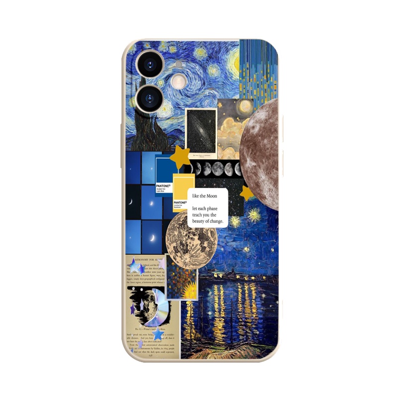 Ốp Điện Thoại Mềm Hình Like The Moon Cho iPhone 7Plus 8Plus XR 11 12 13 14 Pro MAX 6 6S 14 Plus X XS MAX SE 2020 e2584