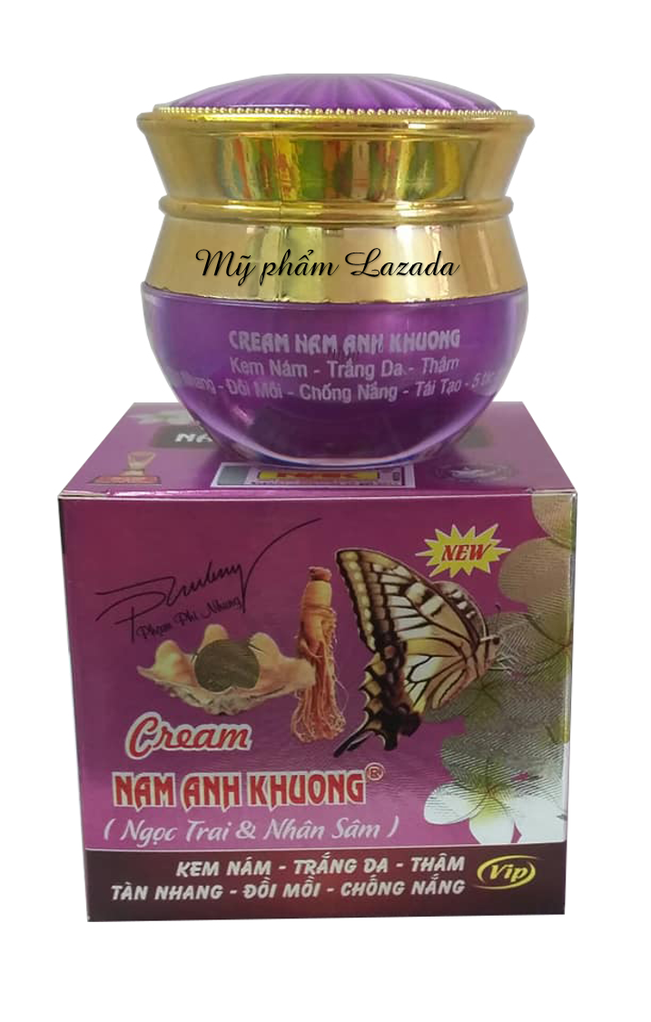 [HCM]Kem Thâm - Nám - Tàn Nhang - Làm Trắng Da - Chống Nắng Nam Anh Khương Vip 18g