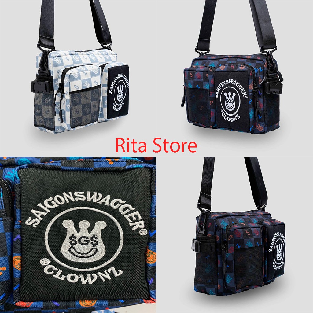 Túi đeo chéo unisex clownz x sgs mẫu mới 2022 clzsgs
