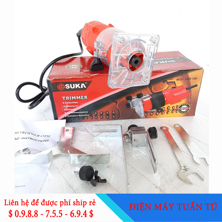 Máy phay Alu Nhật Bản OSuka - Mũi 6.35mm - 100% dây đồng chịu nhiệt