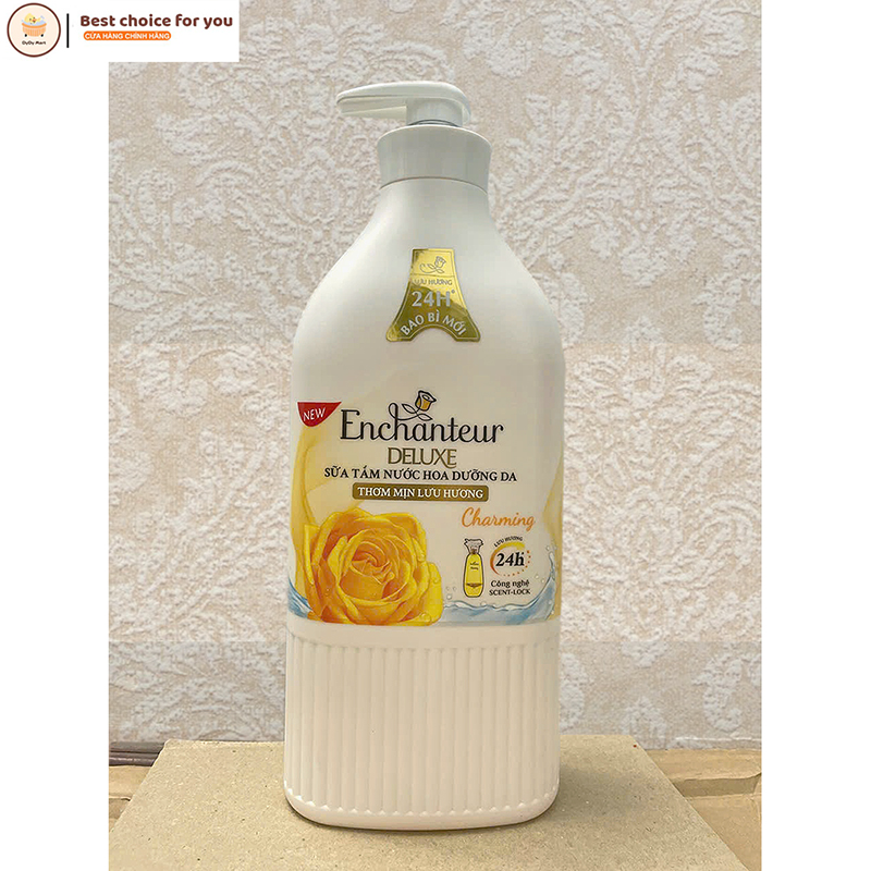 Sữa tắm enchanteur charming 900g (vàng)