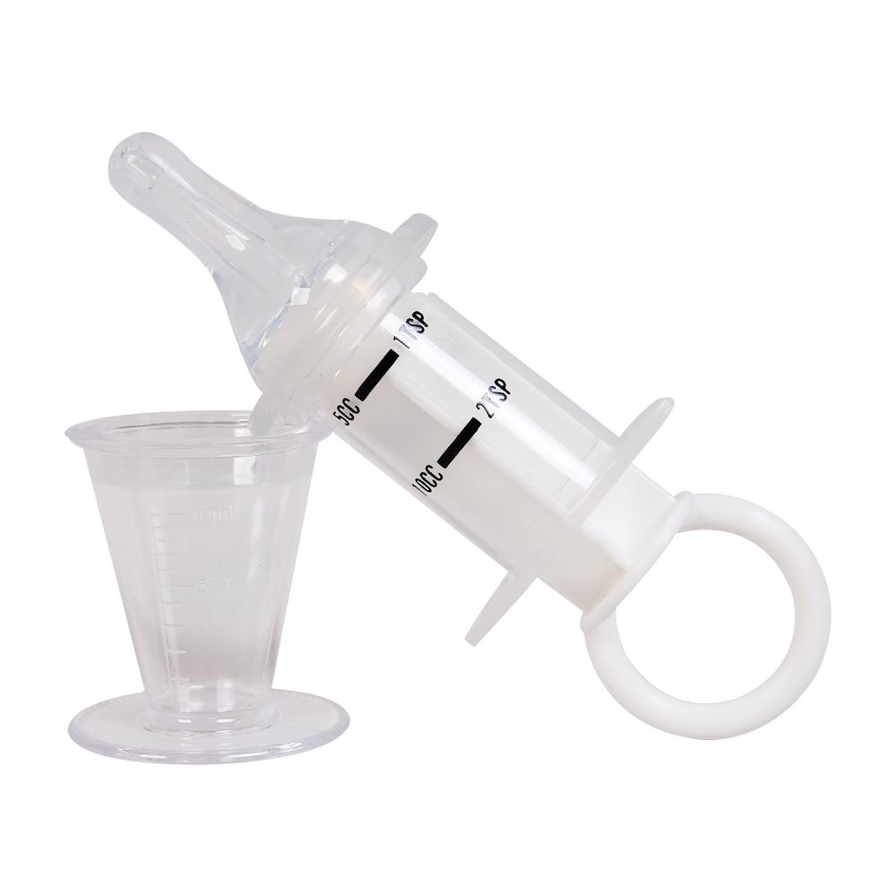 Dụng cụ uống thuốc núm ti silicon basilic d028