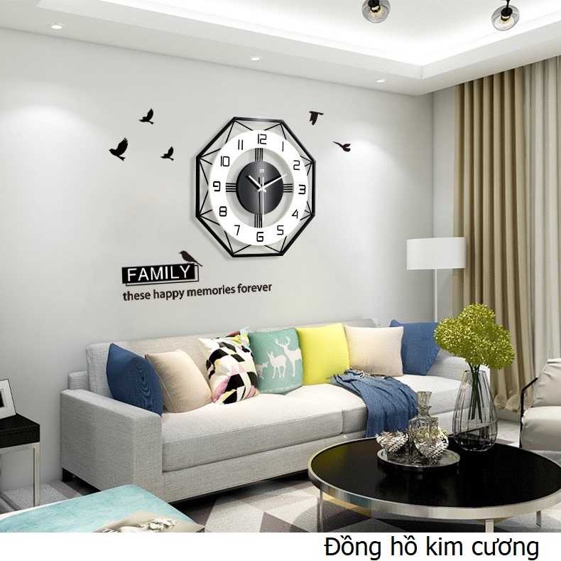 [HCM]Đồng Hồ Treo Tường Địa Chỉ Rẻ DCR18149 Quả Lắc Sáng Tạo Độc Đáo