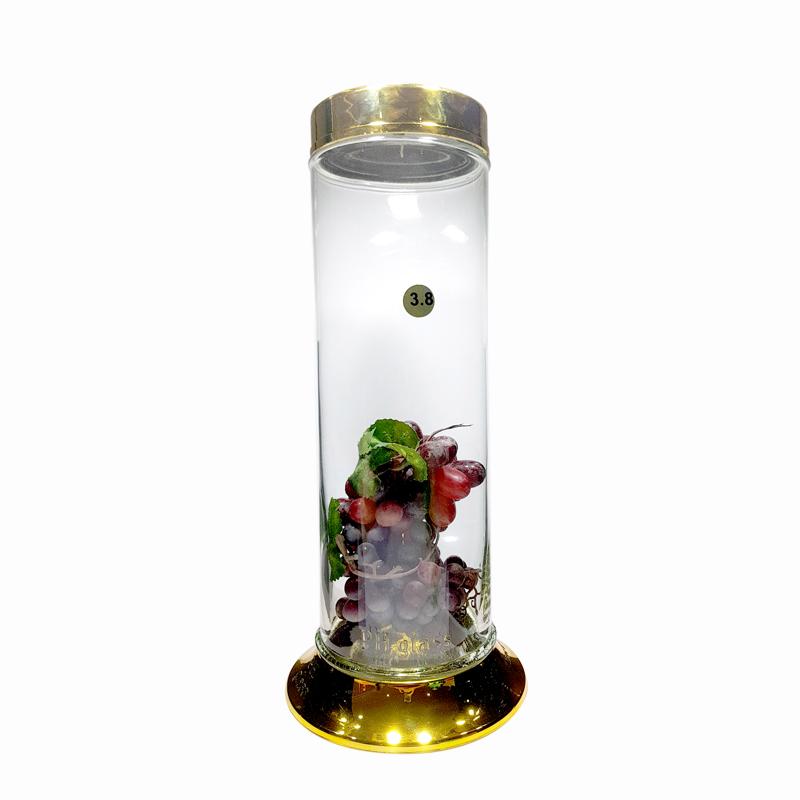Bình thủy tinh ngâm sâm dáng trụ 2.8 lít