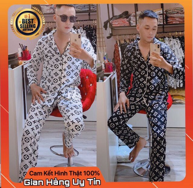 🌿 siêu phẩm cực ngầu 🌿 bộ quần áo dài tay nam và nữ bộ pijama bộ đồ ngủ nam nữ siêu ngầu a23
