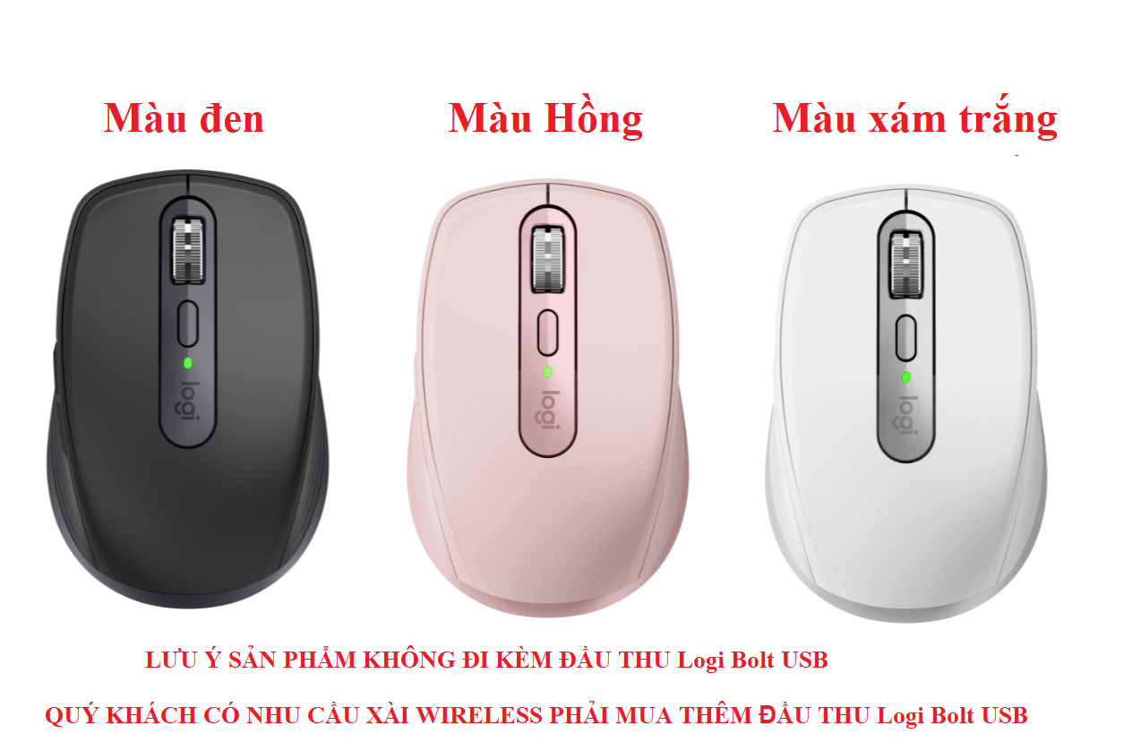 Chuột không dây Bluetooth Logitech MX Anywhere 3s
