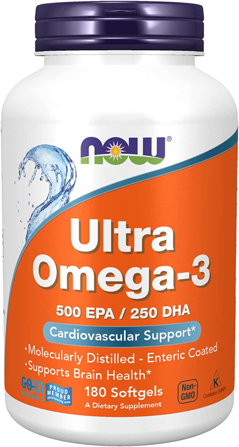 Now Ultra Omega 3 500 EPA / 250 DHA - Viên uống dầu cá Omega-3 180 viên
