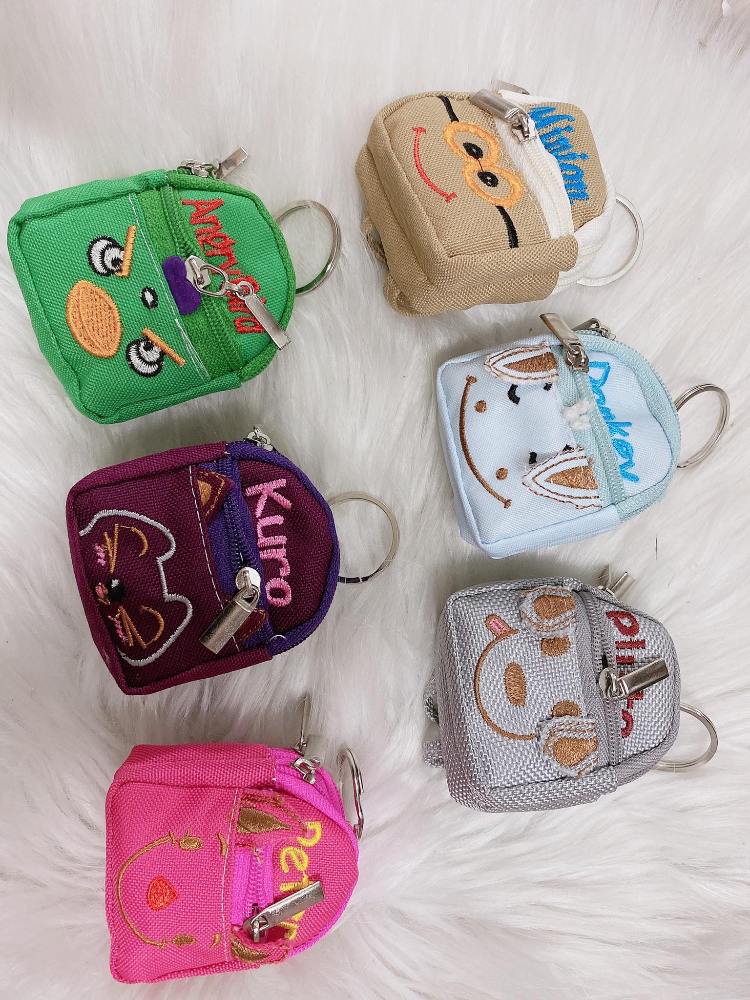 Móc Khóa Hình ba lô xinh xắn nhỏ xinh