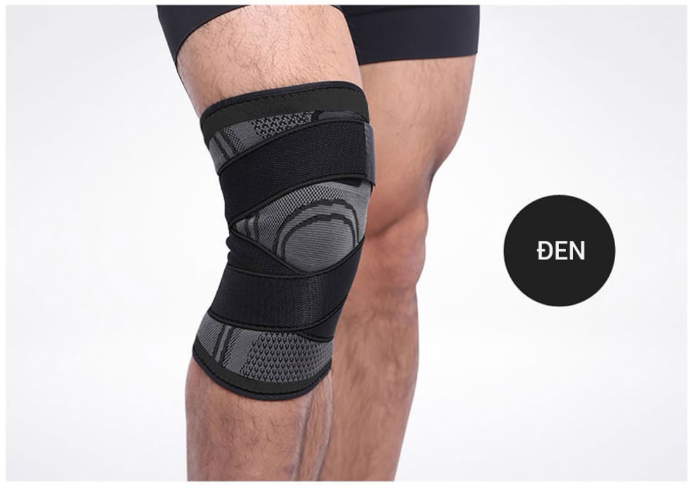Bộ 2 đai cuốn bảo vệ đầu gối Bendu PK6003 cao cấp - Bó gối thể thao - Đai bảo vệ đầu gối