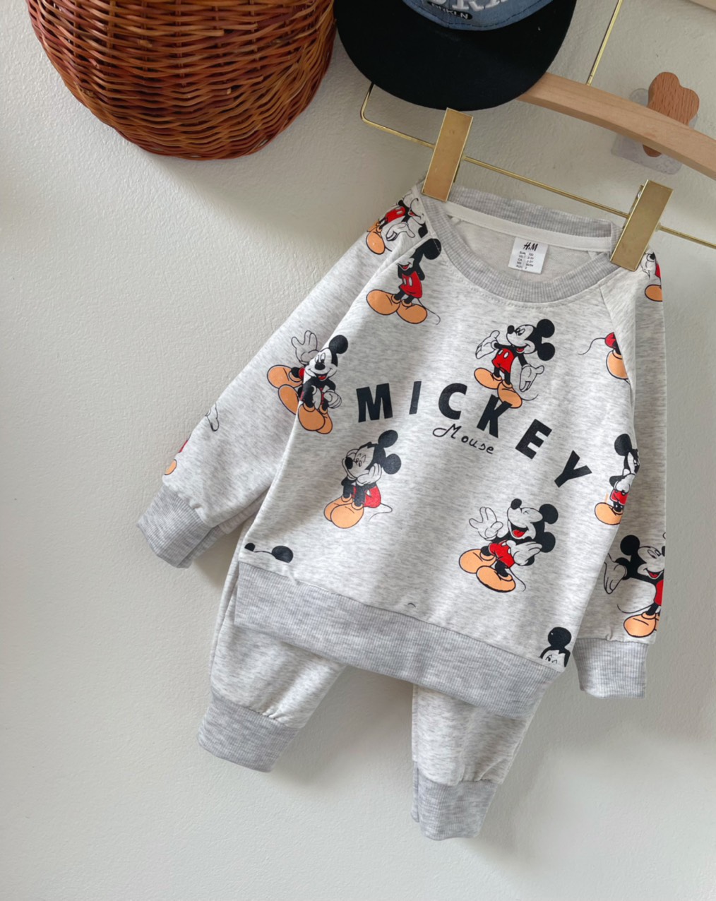 Bộ mickey dài tay cho bé 8-20kg