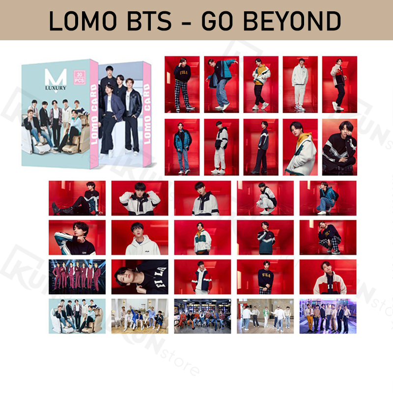 Lomo Card BTS Album Go Beyond - 1 Hộp gồm 30 ảnh