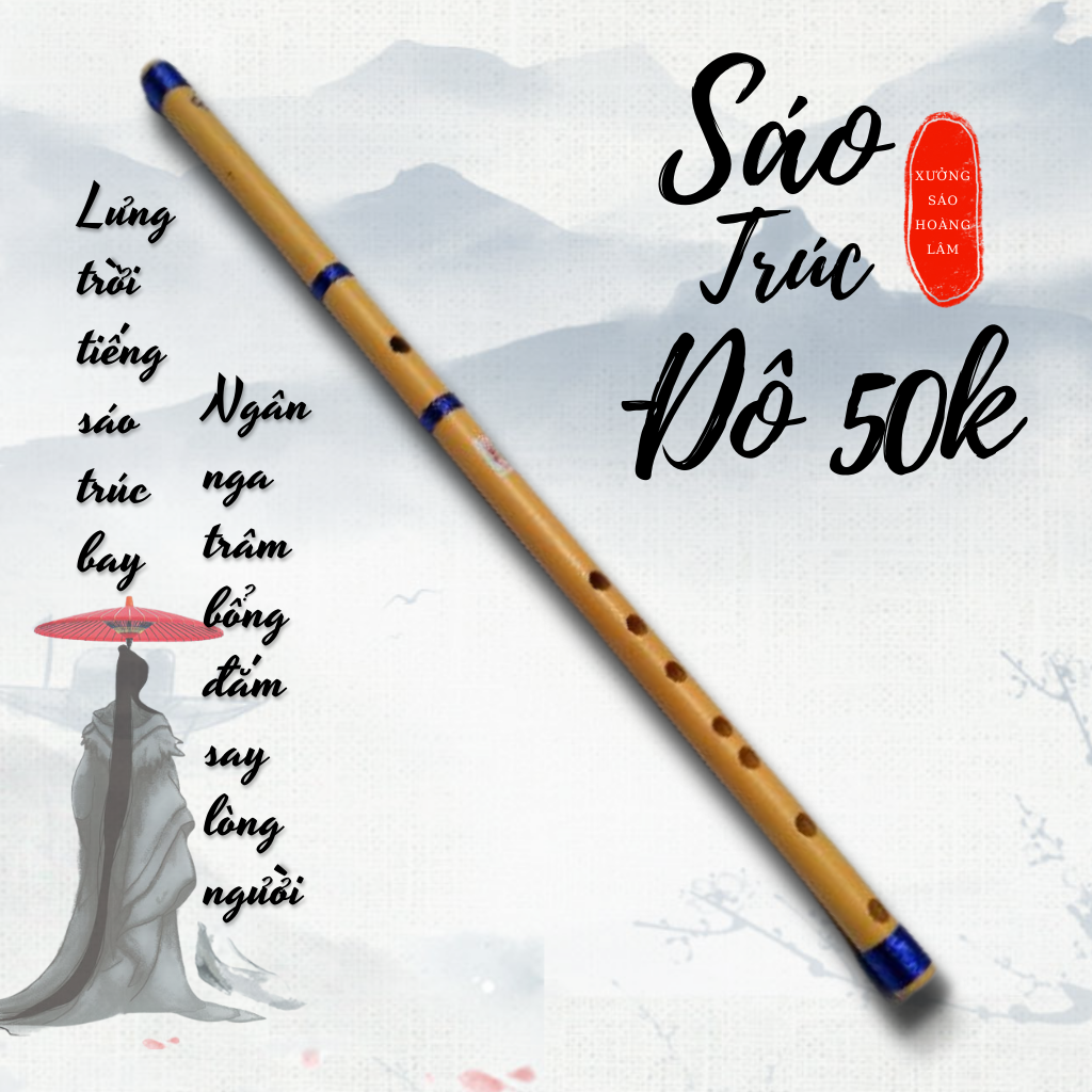 Sáo trúc Giá rẻ tone đô 50k chuẩn âm