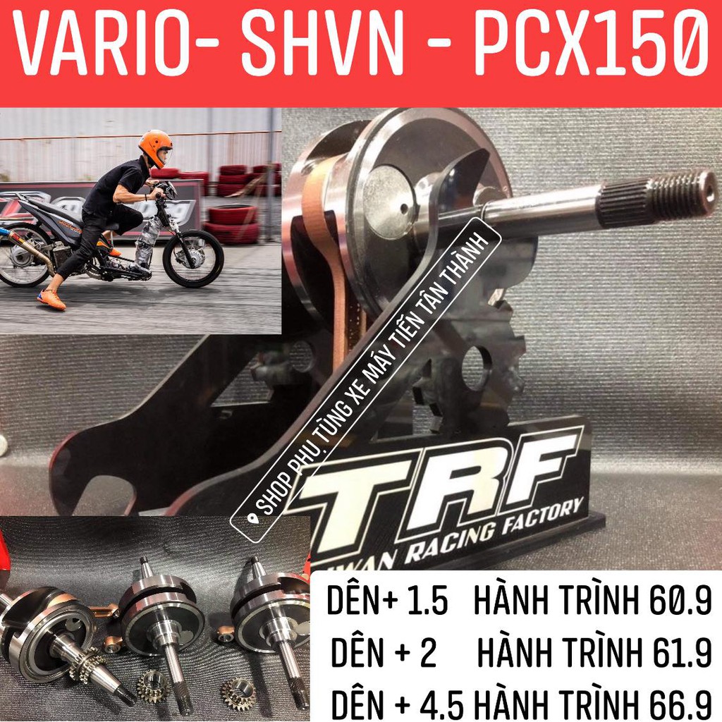Dên đôn trf vario click125 shvn +1 +2 + 4.5