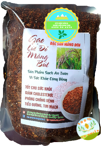 Gạo lứt sạch Kon Tum có hút chân không