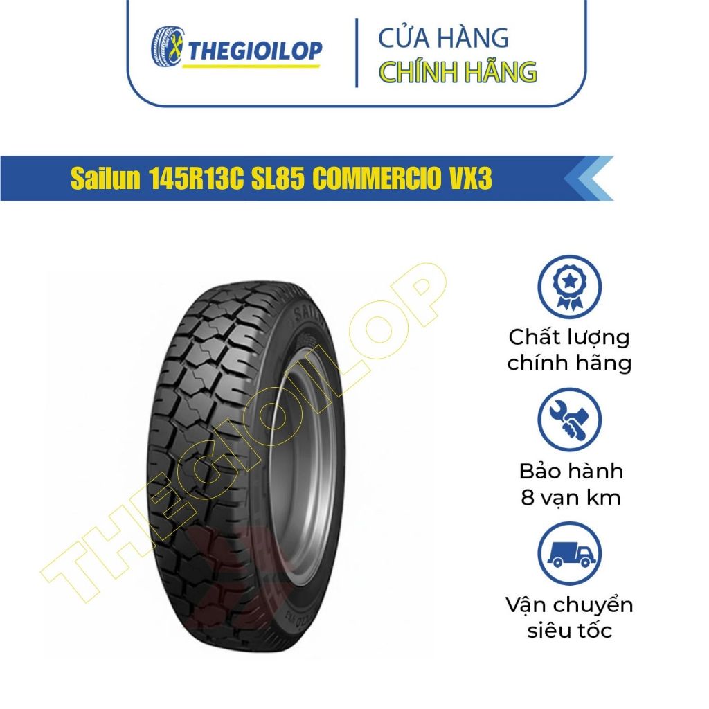 Lốp xe ô tô Sailun kích thước 145R13C SL85 COMMERCIO VX3