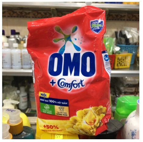 Bột giặt OMO Comfort tinh dầu thơm nồng nàn 350g