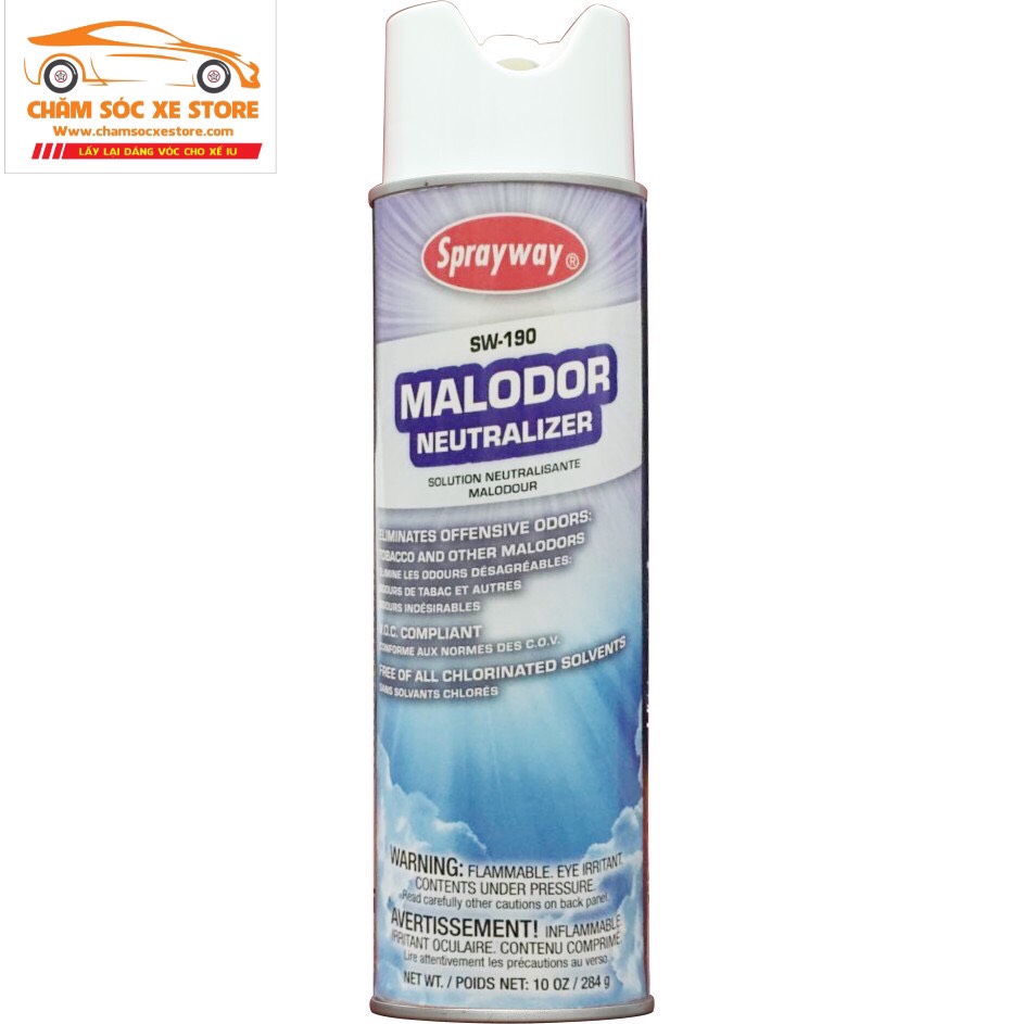 [HCM]Chai xịt khử mùi hương quế Sprayway Malodor Neutral Air Fresh 284g chamsocxestore
