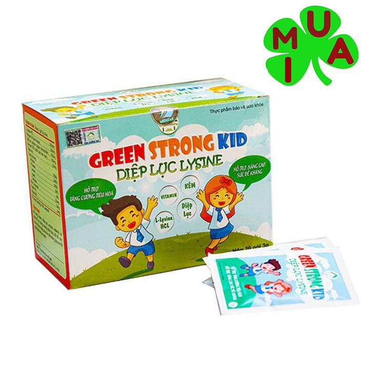 Diệp Lục Lysine Strong Kid giúp bé ăn ngon hết táo bón