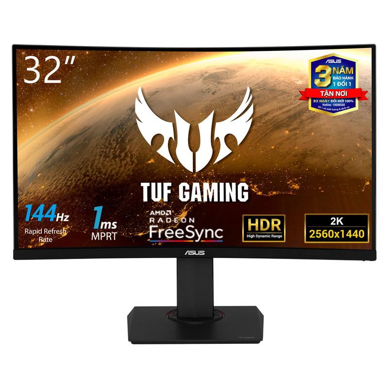Màn hình game cong asus tuf vg32vq 31.5 2560x1440 144hz 1ms mprt elmb-sync hdr10 - tuf vg series monitor