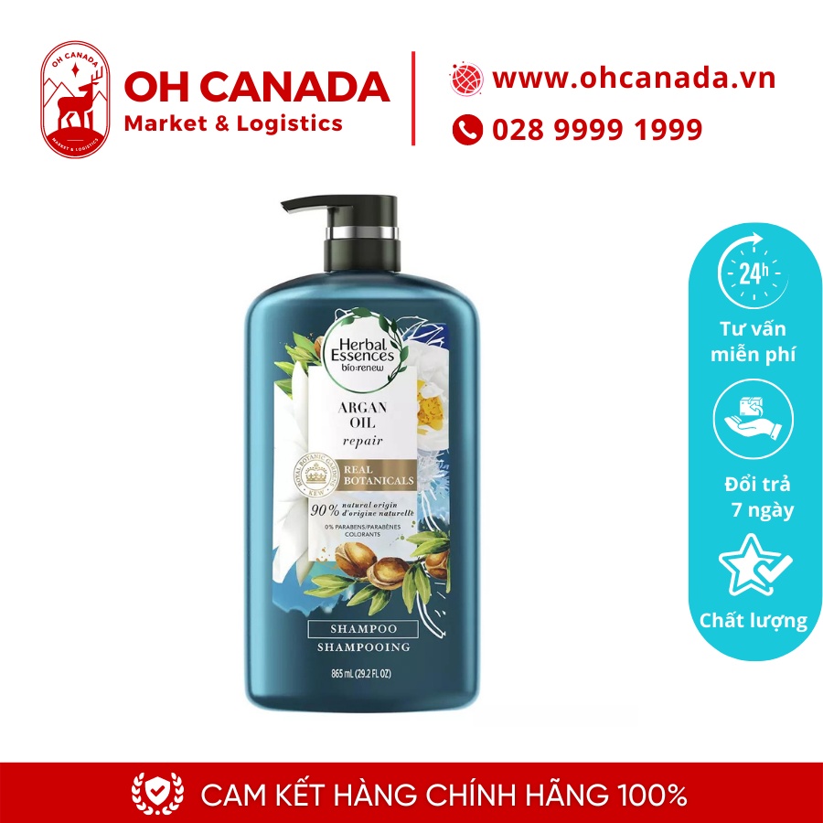 Dầu Gội Herbal Essences Tinh Dầu Moroccan Argan 865ml Argan Oil Of Morocco Shampoo