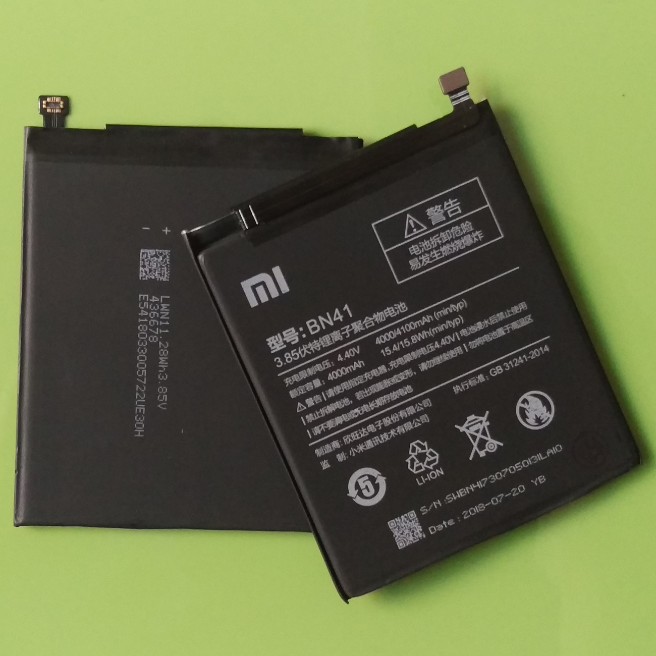 Pin zin xiaomi redmi note 4 - bn41