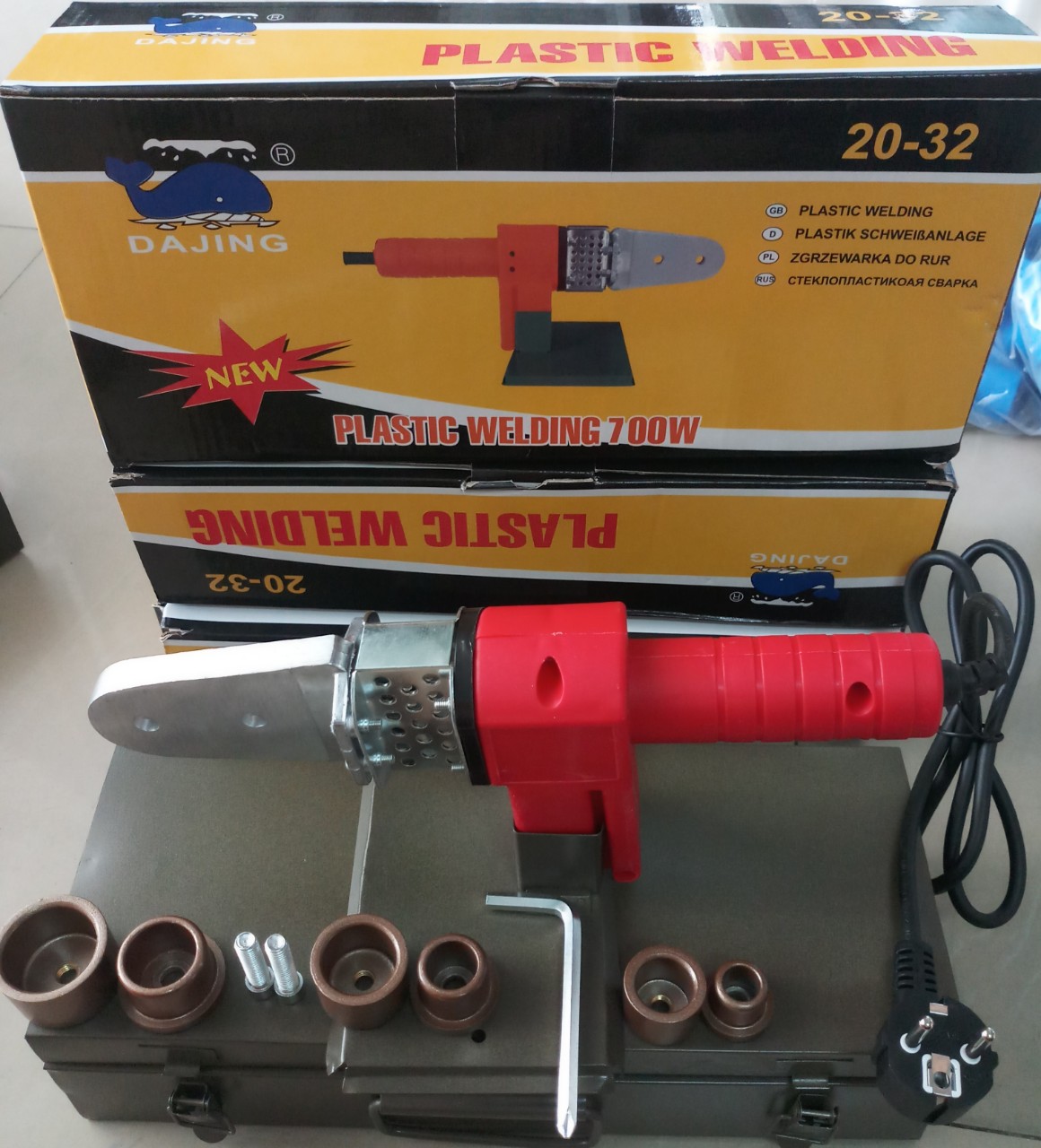 Máy hàn ống nhiệt ppr 20-25-32 dùng cho ống nước nóng lạnh ppr