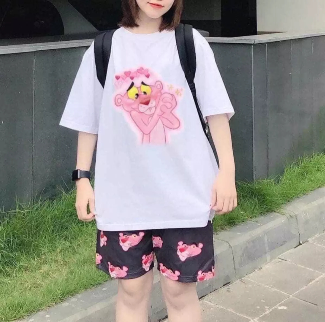 XẢ HÀNG - ĐỒNG GIÁ 19K Áo thun nữ form rộng Hàn Quốc in hình Hổ Hồng dễ thương vải dày mịn mát form chuẩn đường may sắc sảo không phai màu không dính giặt