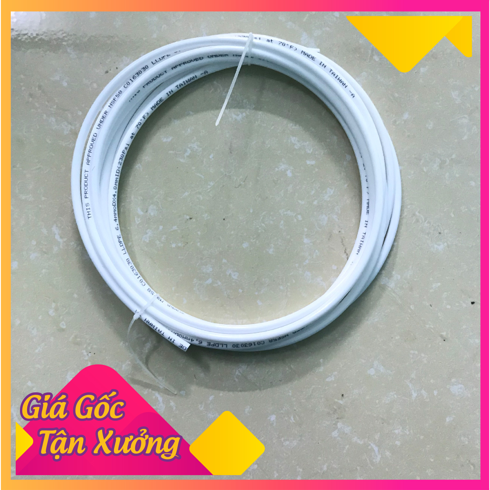 Ống dây nhựa dẫn nước phi 6 - dùng cho máy lọc nước ro