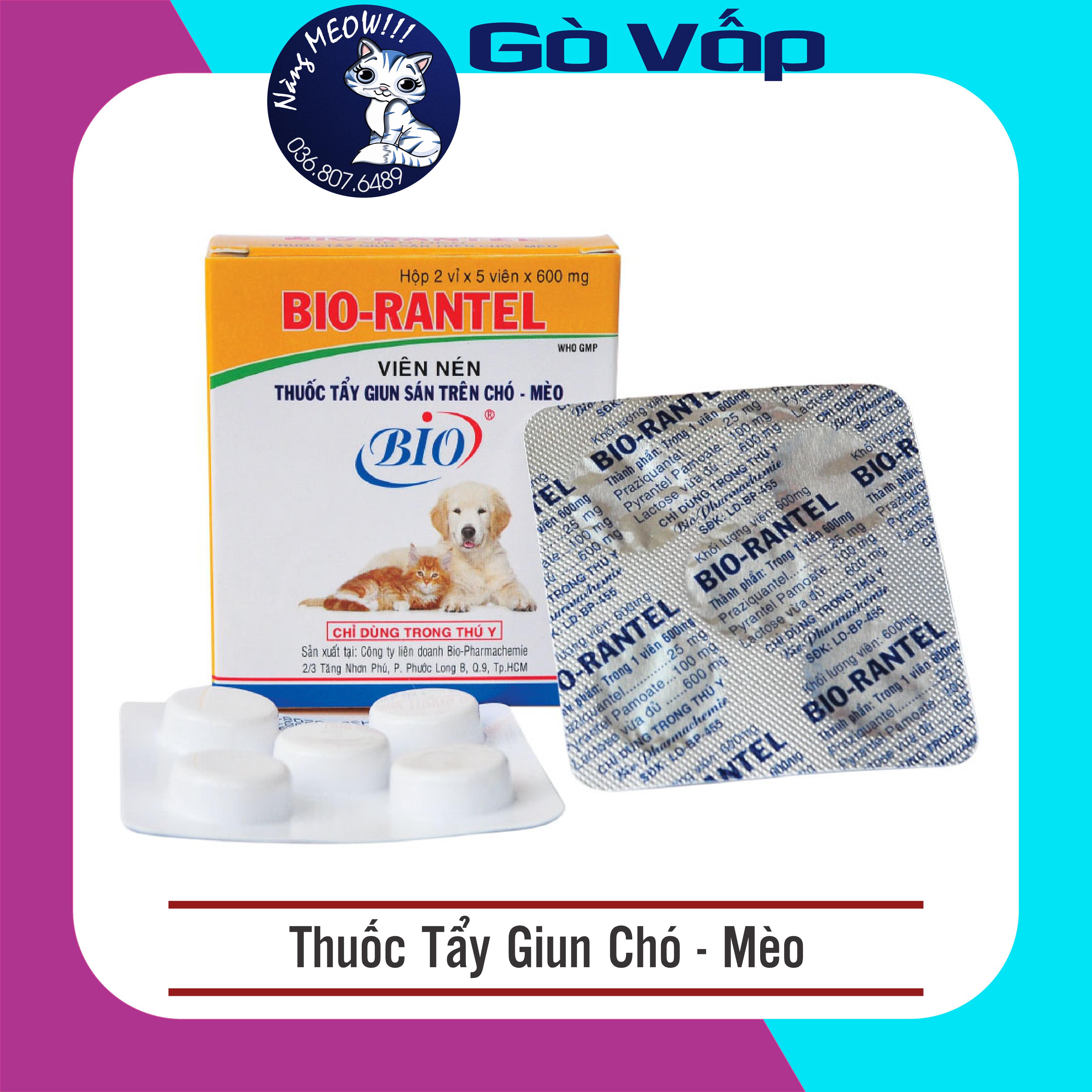 Thuốc tẩy giun cho chó - mèo