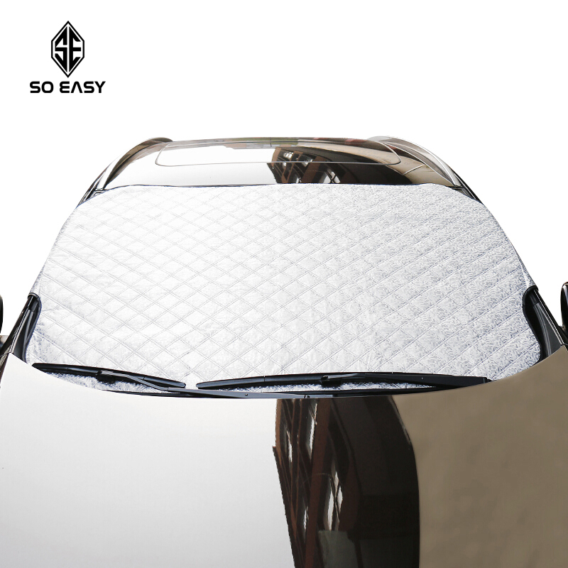 [HCM]Tấm che chống nắng phản quang chống gió chống mưa chống bám tuyết cách nhiệt tuyệt đối cho kính trước ôtô xe hơi xe tải gấp gọn cỡ lớn 145*90 cm EX016