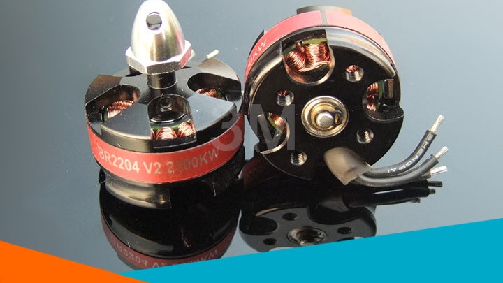 Động cơ brushless br2204 2300kv / 1 cặp