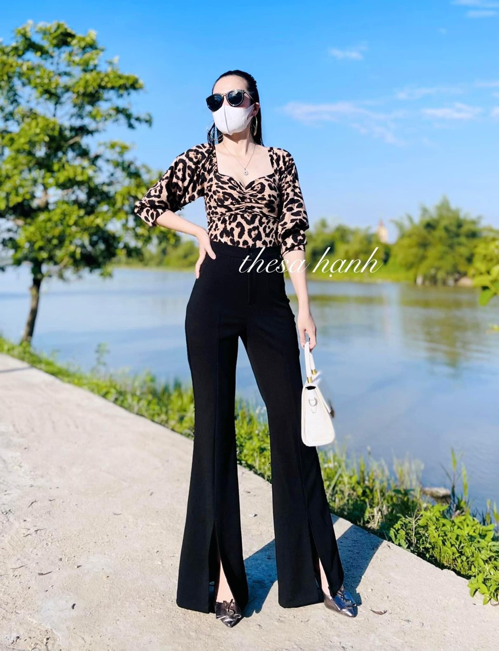 Quần loe xẻ dáng dài siêu hót top 1 bán chạy nhất hàn quốc