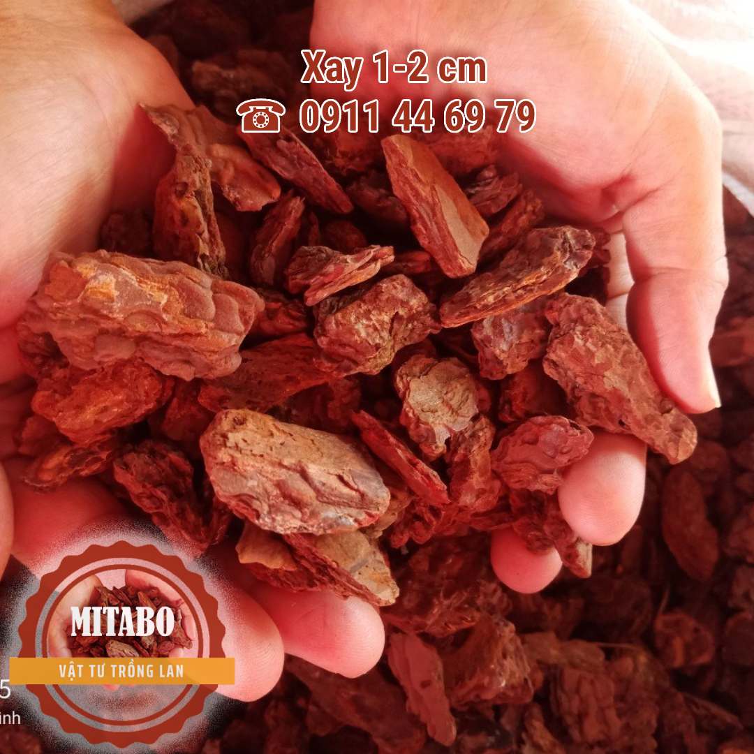 [Giảm 50% + quà tặng] Combo 5kg vỏ thông trồng lan loại xay mài cạnh đều đẹp vỏ thông Mitabo kích thước 1-2 cm - Giá thể trồng lan hàng chuẩn đã qua xử lí tặng kèm túi phân dê