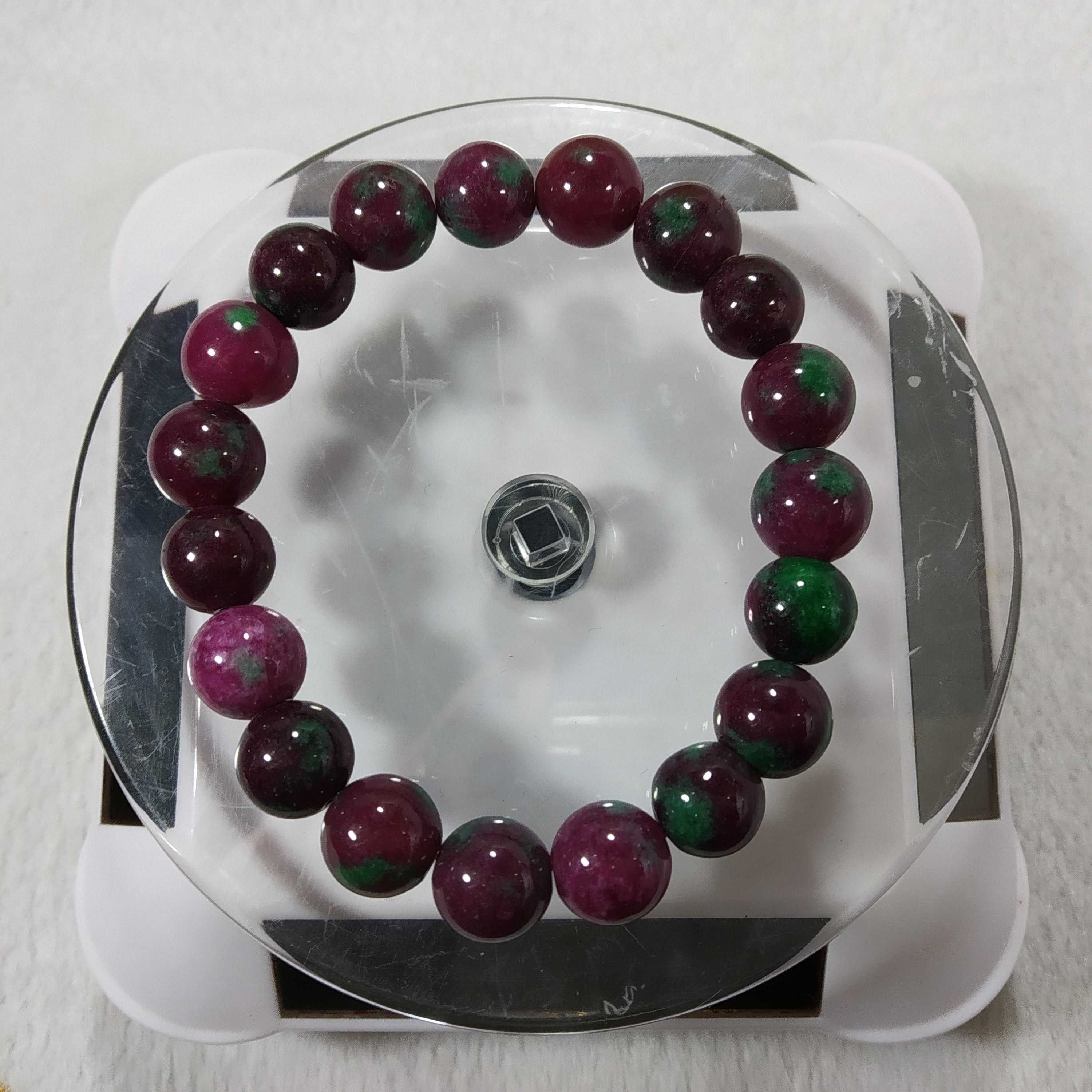 Vòng tay đá Ruby Nam Phi 10 ly đá tự nhiên