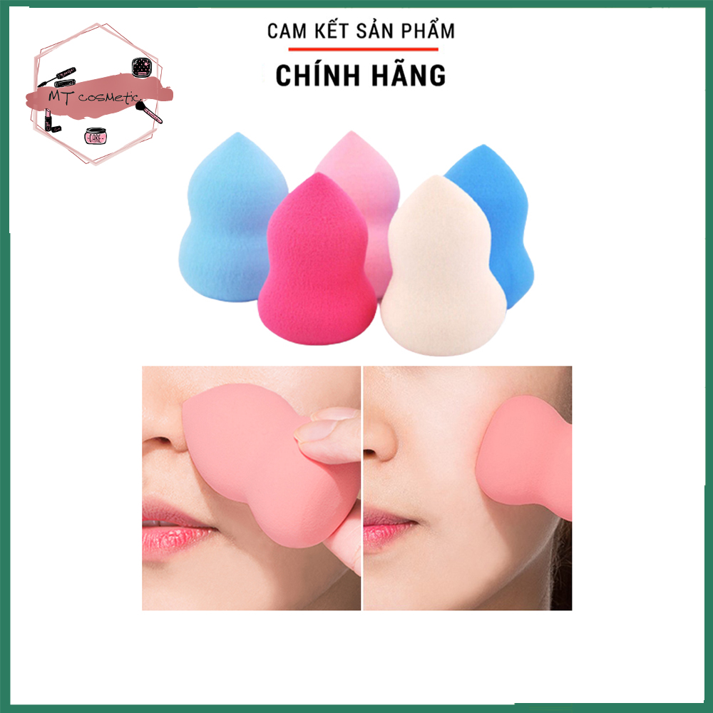 Bông mút trang điểm, đánh phấn - mút tán kem nền 3D