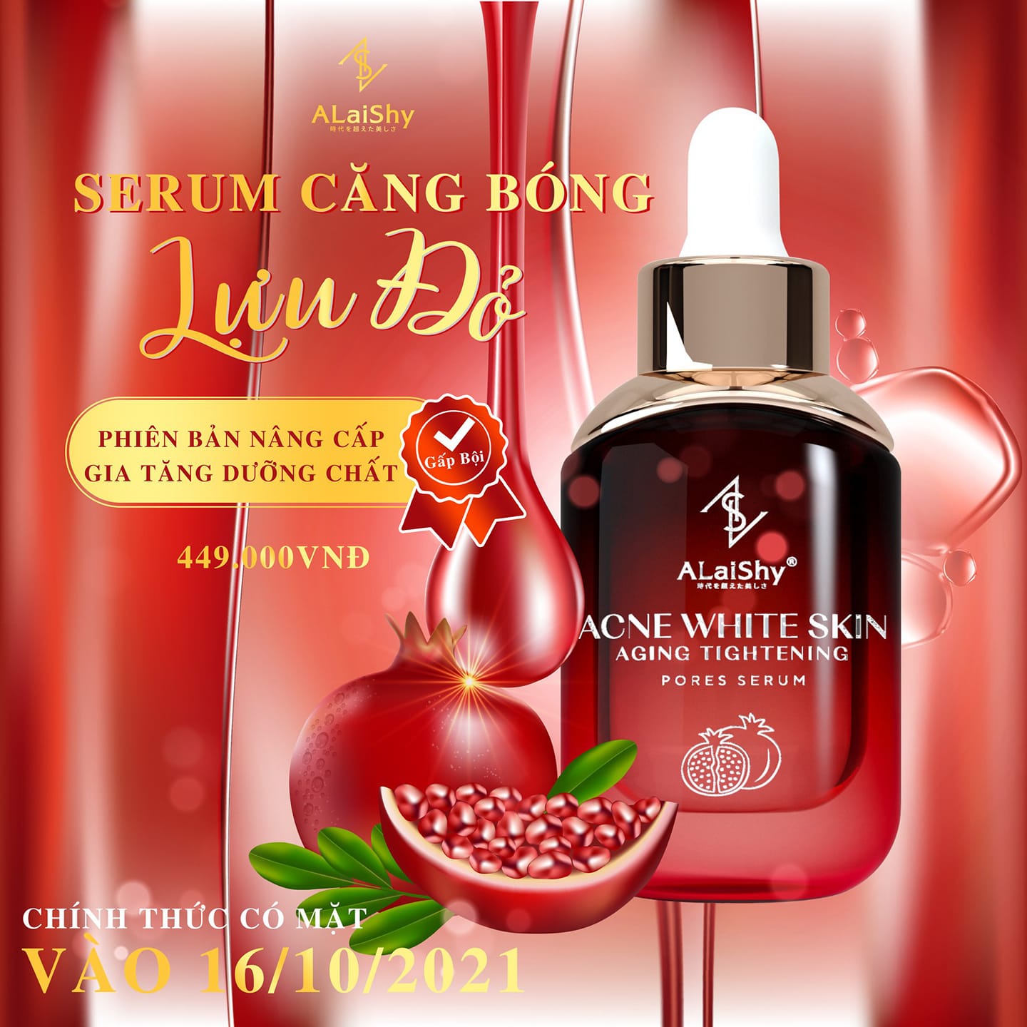 SERUM ALAISHY VITAMIN C [ mẫu mới 2021 và mẫu 2020 ][ cam kết chính hãng 100% ]