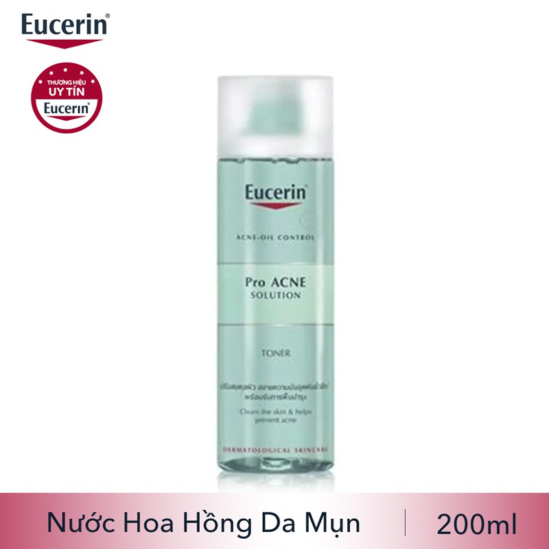 Eucerin - Nước Hoa Hồng cho Da Mụn Eucerin Pro ACNE Solution Toner 200ml