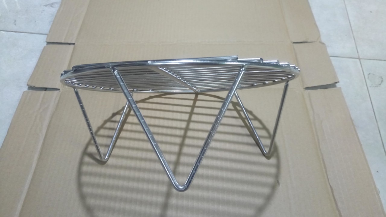 [HCM]vỉ nướng tròn inox 304 đường kính 24cm