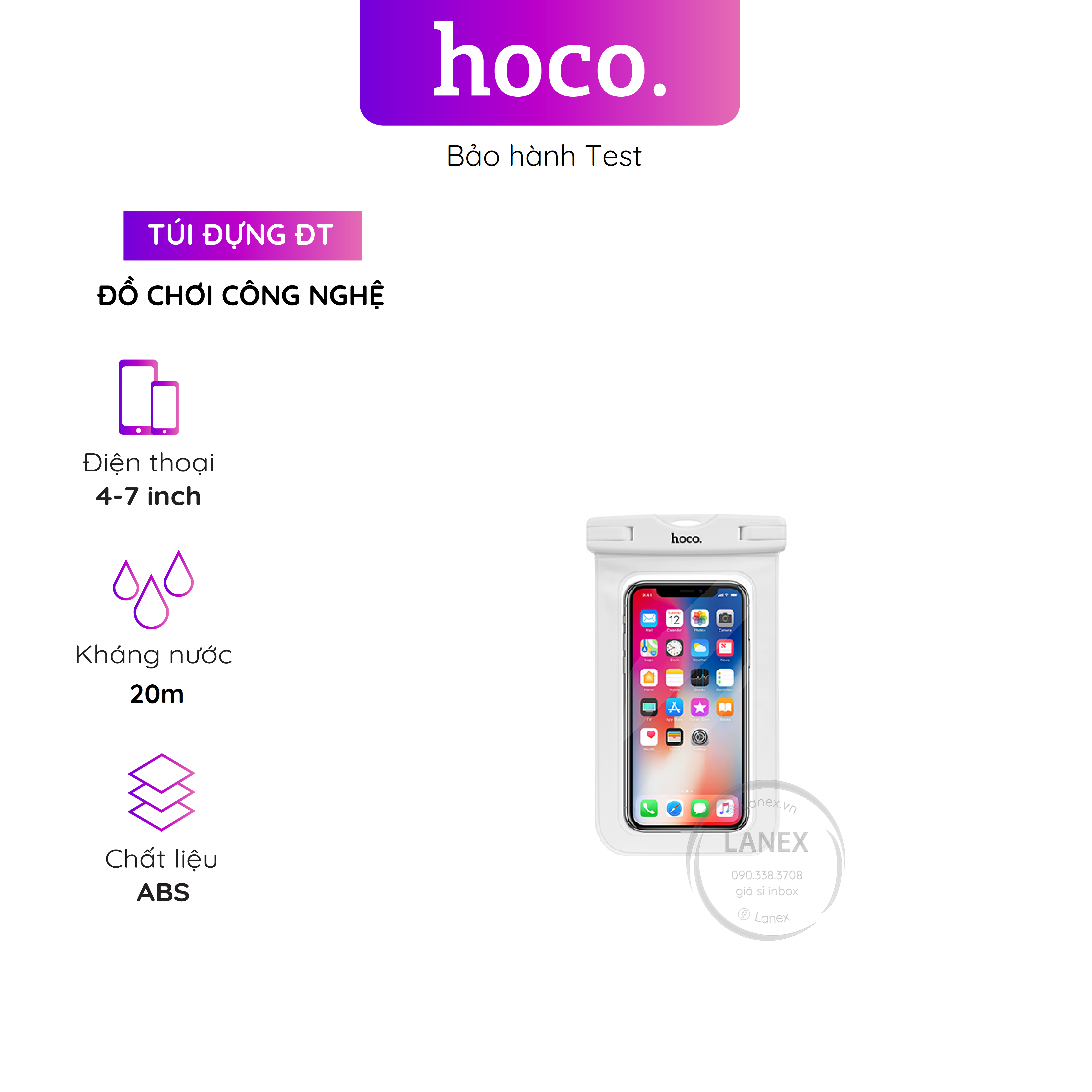 Đồ Chơi Công Nghệ Hoco Túi Đựng Điện Thoại Chống Nước Common