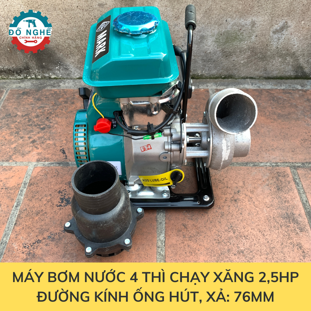 Máy bơm nước, động cơ xăng 2.5hp 152f gx100