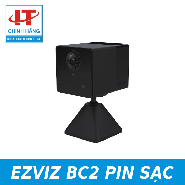 Camera IP Pin sạc hồng ngoại không dây 2.0 Megapixel EZVIZ BC2