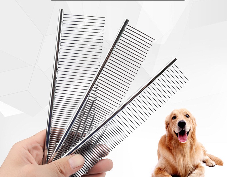 Lược Chải Lông Inox Cho Chó Mèo Thú Cưng Gở Rối Làm Mượt Lông
