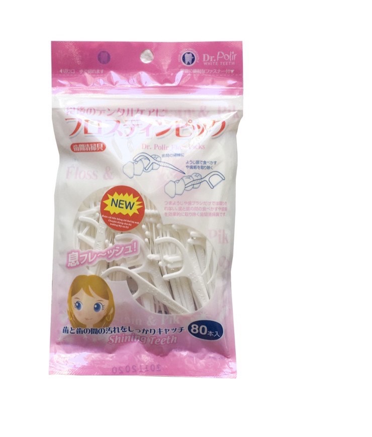 Tăm chỉ nha khoa Okamura 80p Chỉ Dẹp