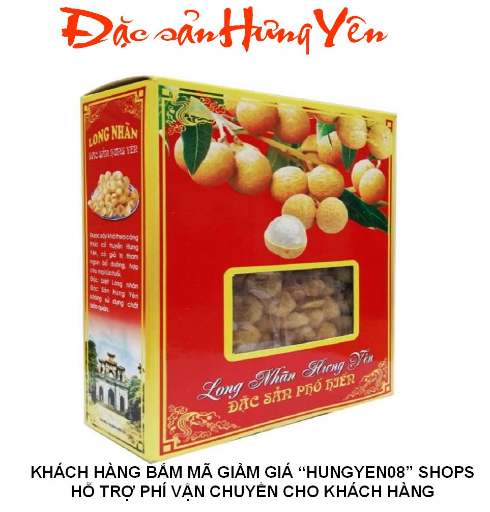 LONG NHÃN HƯNG YÊN XUẤT KHẨU LOẠI NGON ( 1Kg CẢ HỘP ) vụ mới 2022 đạt tiêu chuẩn vietgap