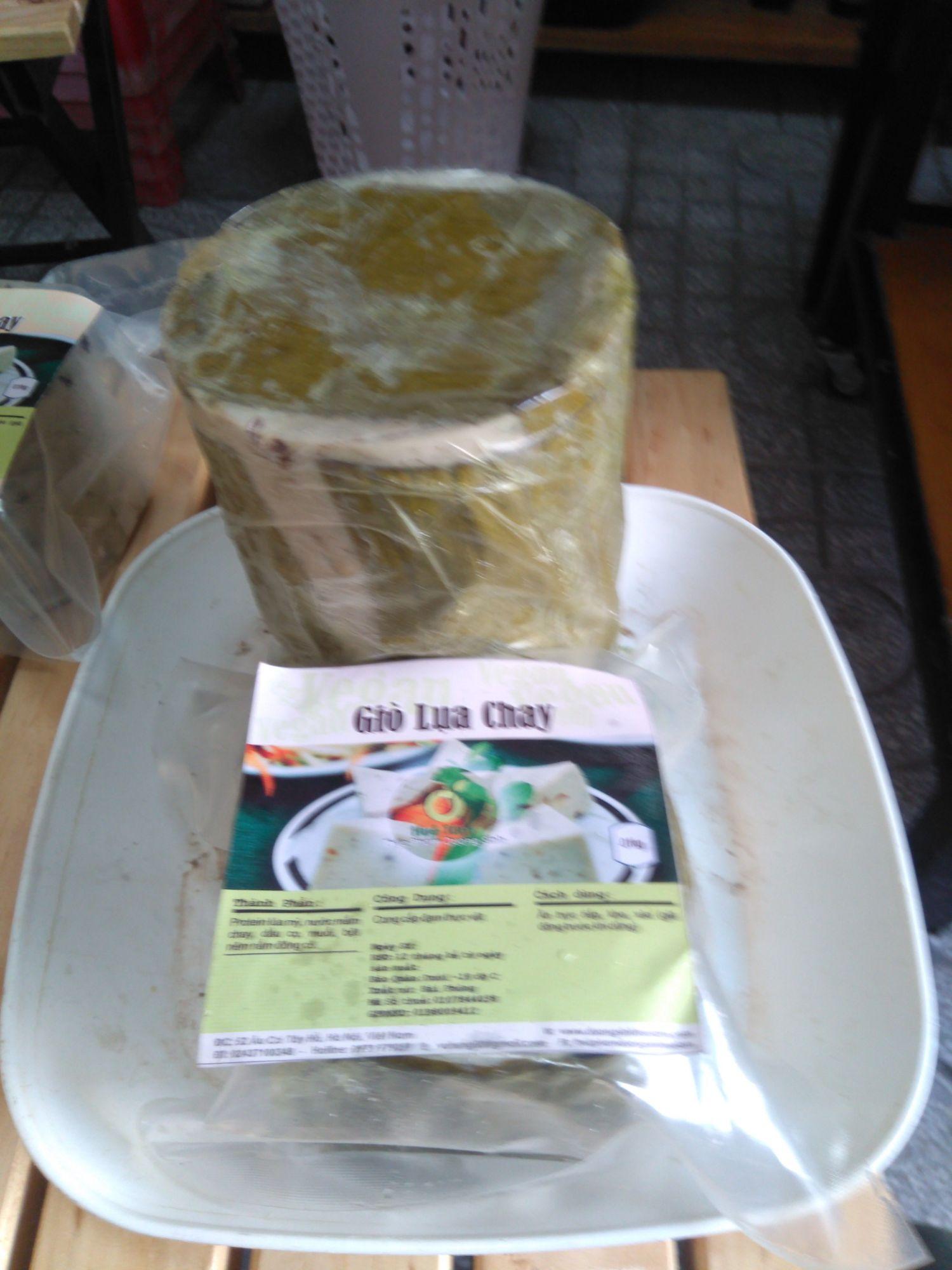 (giò )chả lụa thuần chay dinh dưỡng 1 kg