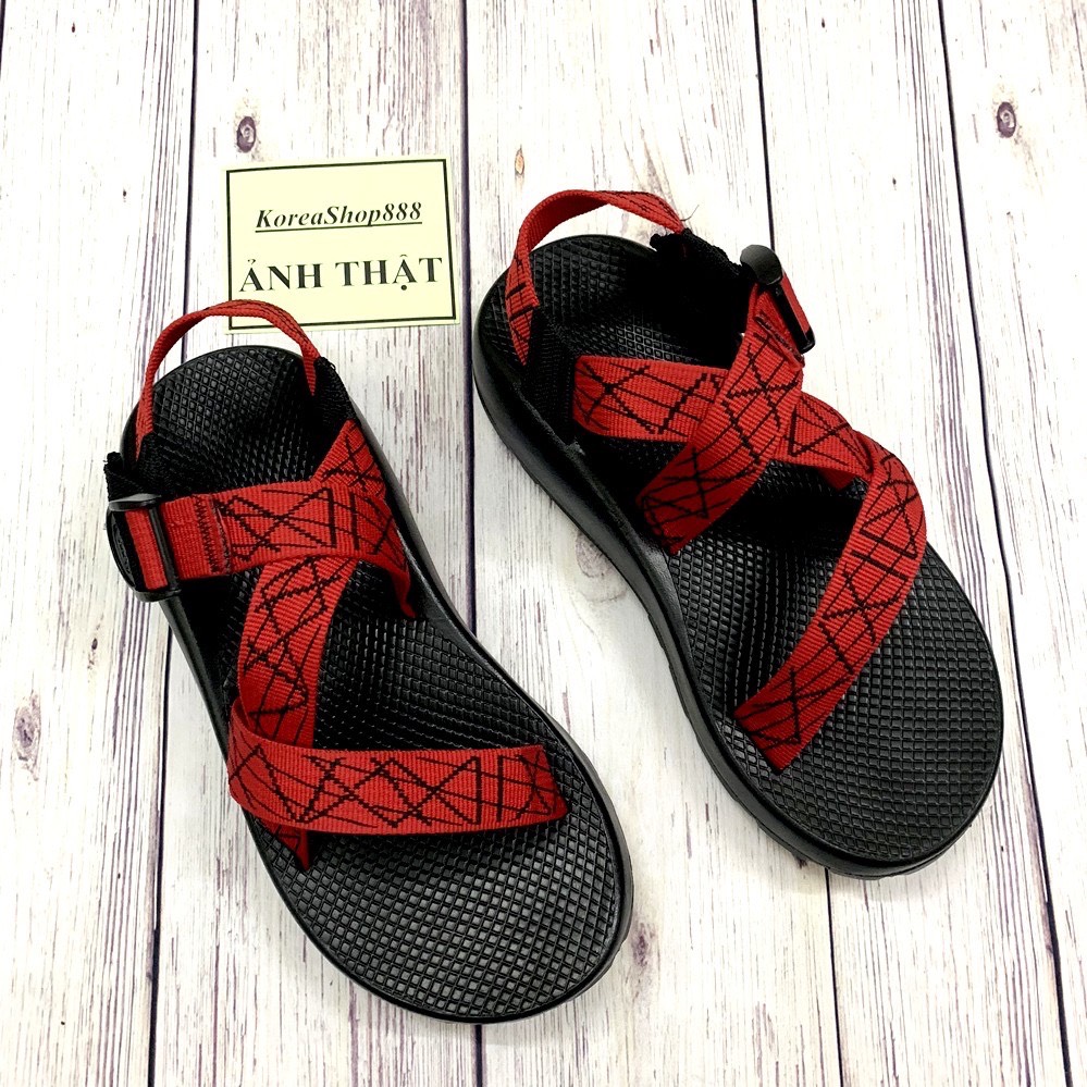 Sandal Chacco Đỏ Mới Đế Êm Gía Cực Rẻ