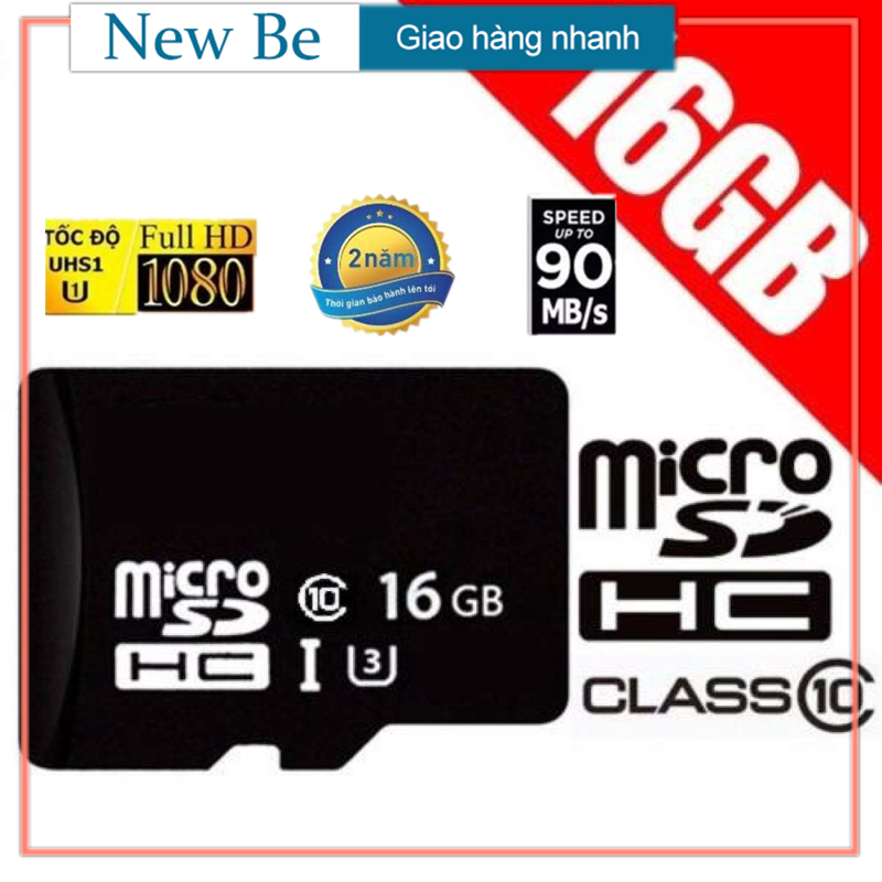 【New Be】Thẻ nhớ 16GB Micro SDHC CLASS 10 - DÙNG CHO CAMERA , ĐIỆN THOẠI